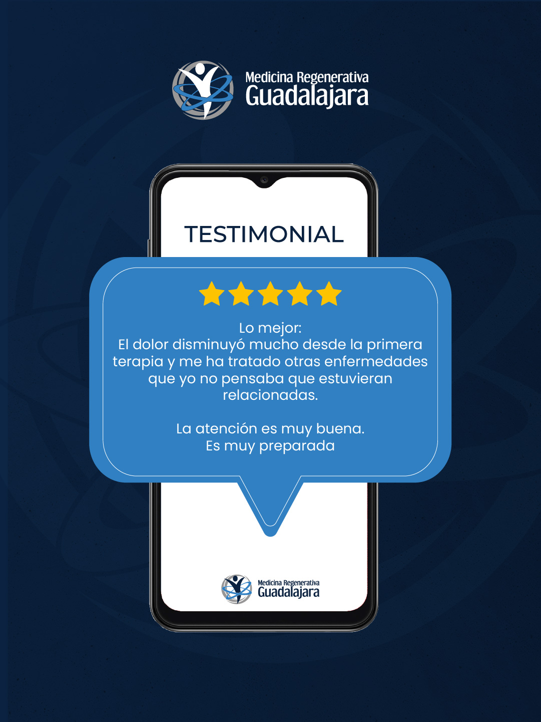 Testimonio de paciente: el dolor disminuyó desde la primera terapia; la doctora es muy preparada